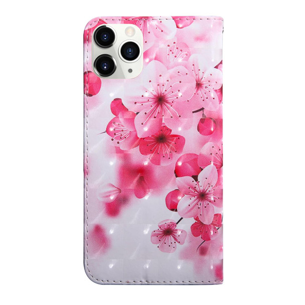 3D Painting Pattern Coloured Drawing Leatherette Phone Case - iPhone 13 mini(Red Flower)