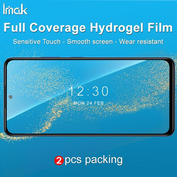 Xiaomi Redmi Note 11E Pro 5G / Note 11 Pro 4G / 5G / Note 11 Pro+ 5G 2 PCS IMAK Curved Full Screen Hydrogel Film Front Protector