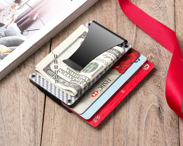 Silver Card Holder & Money Clip