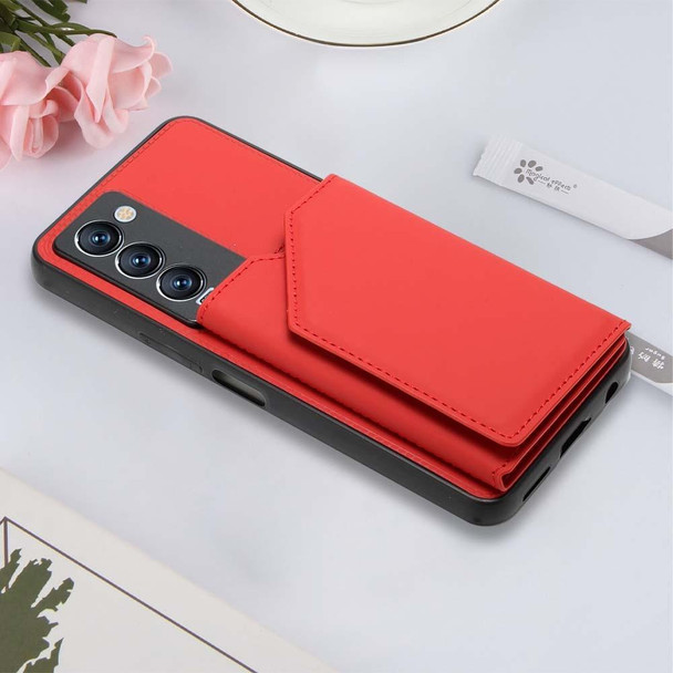 Tecno Camon 18 Premier Skin Feel PU + TPU + PC Phone Case(Red)