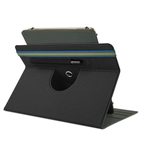 10 inch Cloth Texture Horizontal Flip Universal Tablet PC Leatherette Case with Pen Slot(Black)