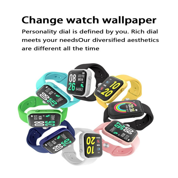 D20L 1.3 inch IP67 Waterproof Color Screen Smart Watch(Silver)