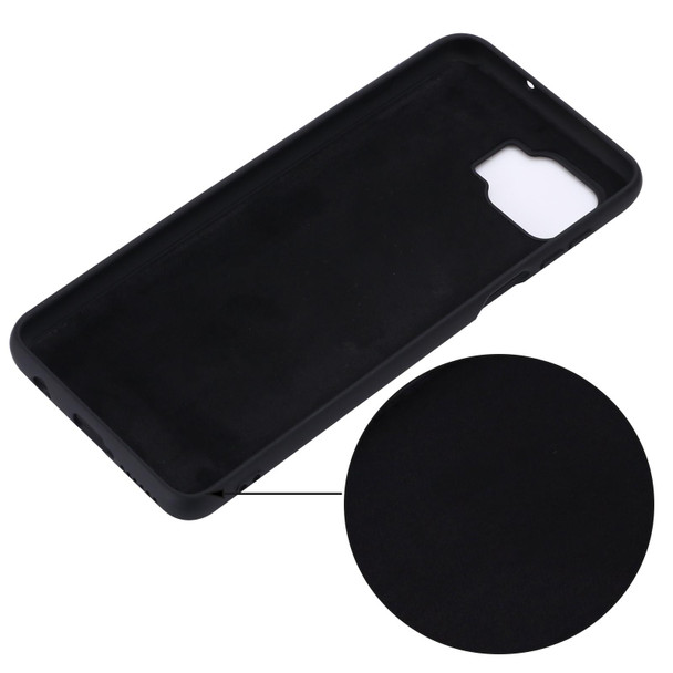 Motorola Moto G 5G Plus Solid Color Liquid Silicone Dropproof Full Coverage Protective Case(Black)