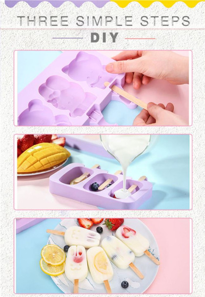 Multi-Functional Silicone Popsicle Molds