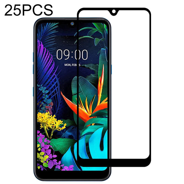 LG K50 25 PCS Full Glue Full Screen Tempered Glass Film