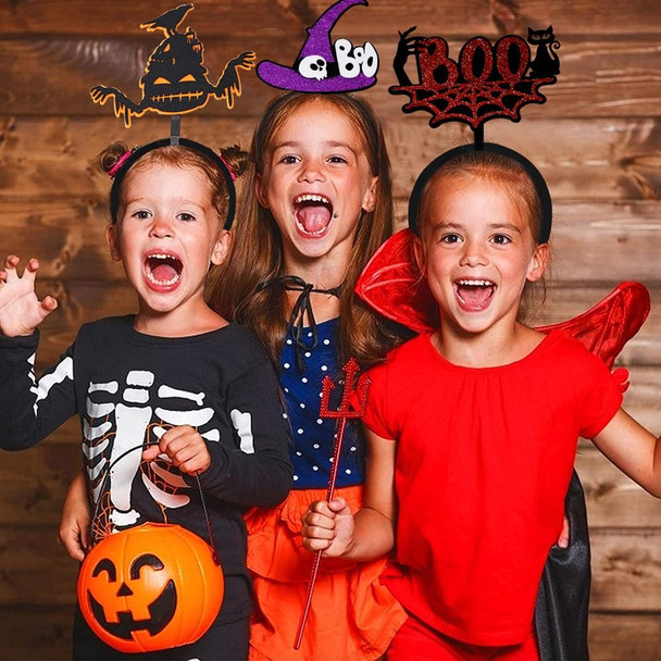 3 PCS Halloween Felt Headband Children Party Decoration Props, Free Size(CC Model)