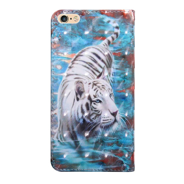 3D Painting Pattern Coloured Drawing Leatherette Phone Case - iPhone SE 2022(Tiger)