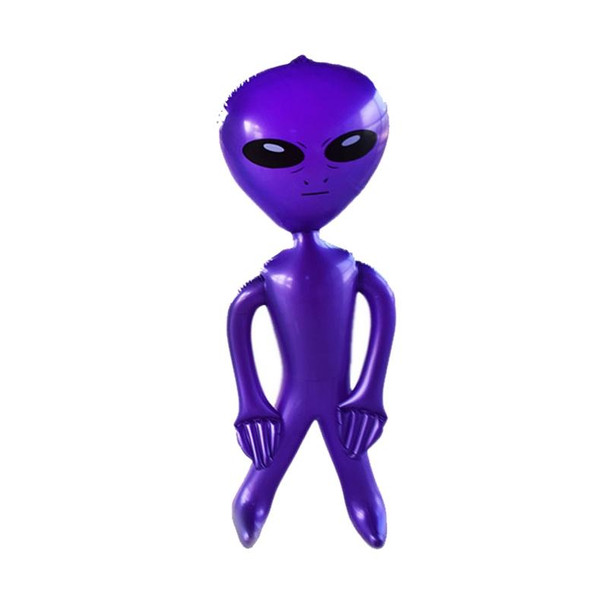 Balloon Model Photography Props Inflatable Alien KTV Bar Doll Balloon Halloween Party Doll Balloon, Colour: Purple(170cm)