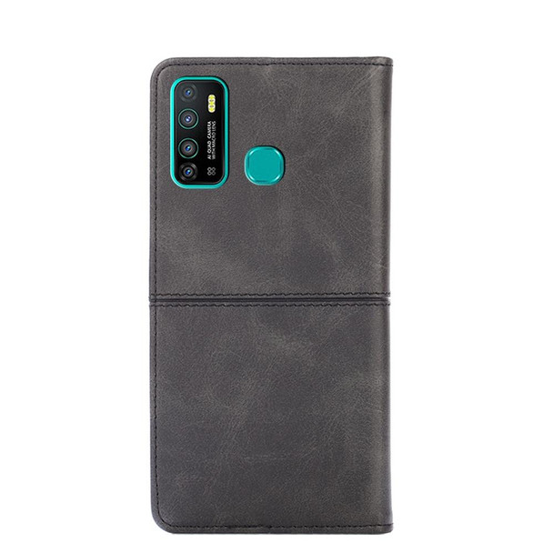 Infinix Hot 9/Note 7 Lite X655C Cow Texture Magnetic Horizontal Flip Leather Phone Case(Black)