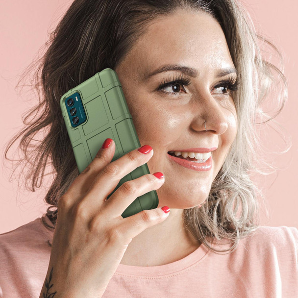Motorola Moto G42 Full Coverage Shockproof TPU Phone Case(Green)