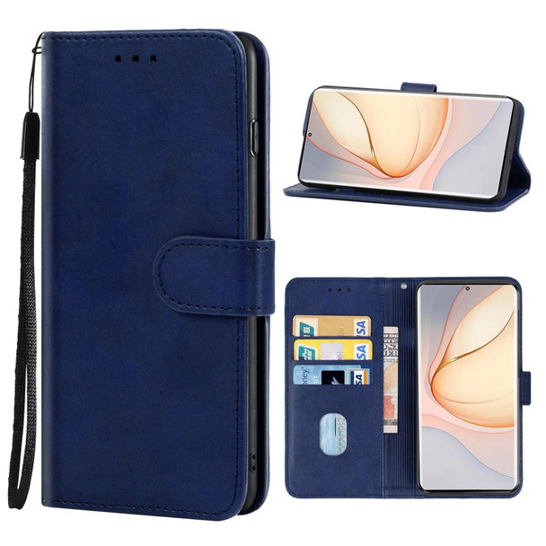 Leather Phone Case - ZTE nubia Z40 Pro(Blue)