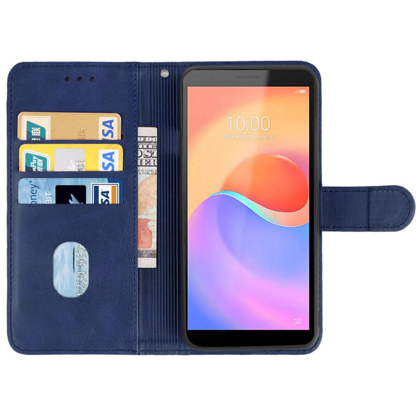 Leather Phone Case - ZTE Blade A31 Plus(Blue)