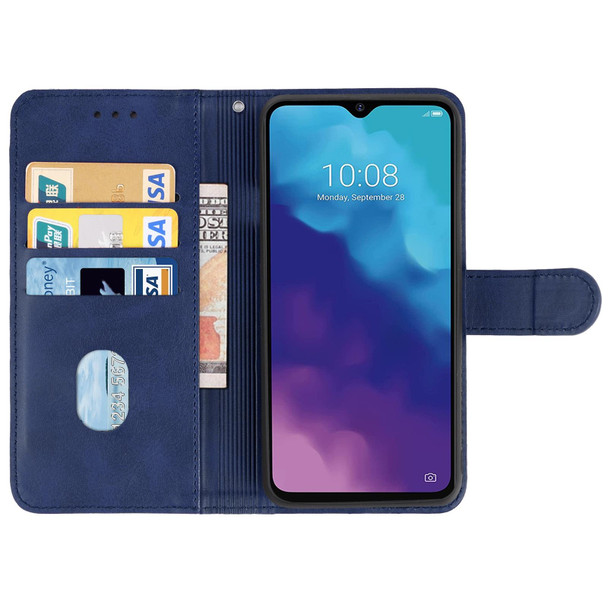 ZTE Blade V30 Vita Leather Phone Case(Blue)