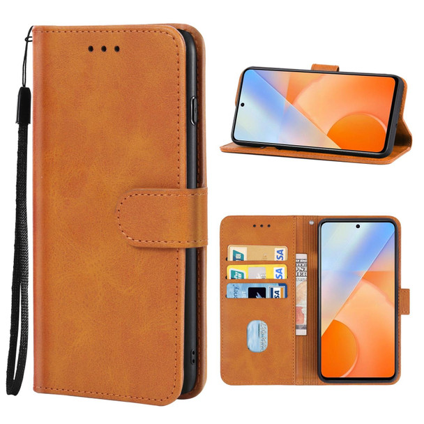 vivo iQOO Z5 Leather Phone Case(Brown)