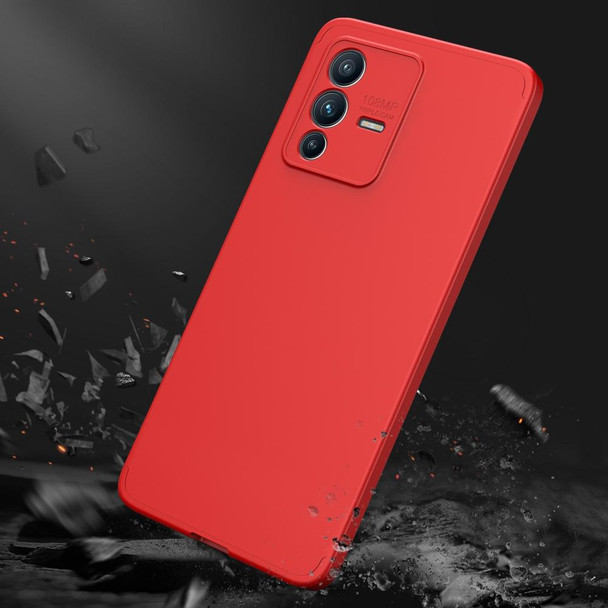 vivo V23 5G GKK Three Stage Splicing PC Phone Case(Red)