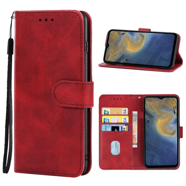 ZTE Blade A71 Leather Phone Case(Red)