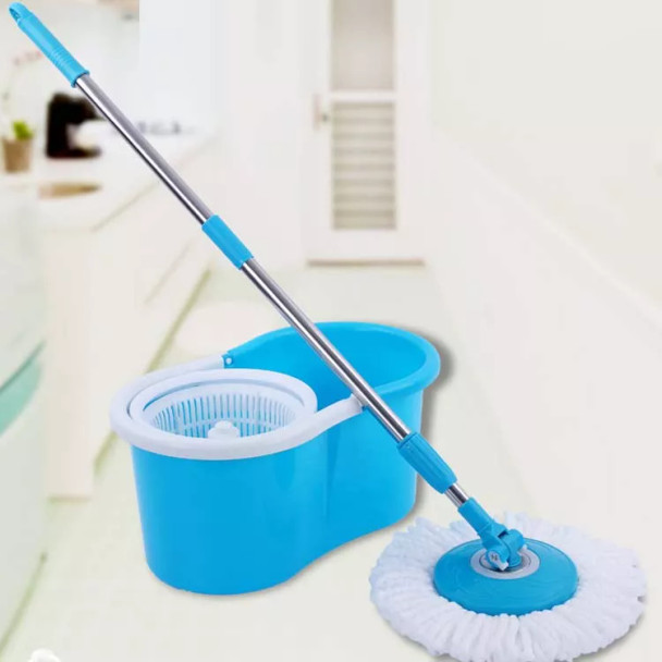 Rotating 360° Magic Spin Mop & Plastic Bucket