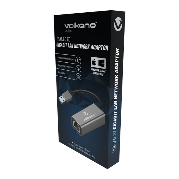 Volkano LAN Series USB 3.0 to Gigabit Network Adaptor