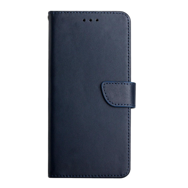 vivo S9 Genuine Leather Fingerprint-proof Flip Phone Case(Blue)