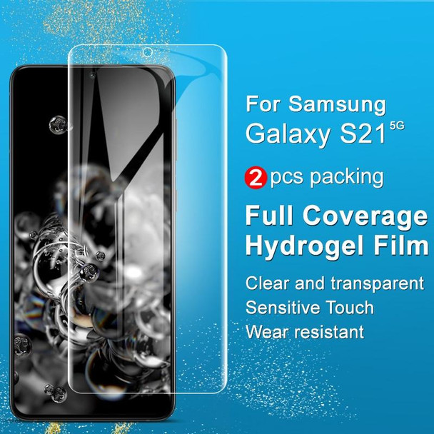 Samsung Galaxy S21 5G 2 PCS IMAK Curved Full Screen Hydrogel Film