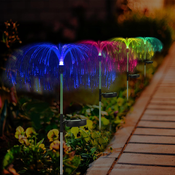 Whimsical Jellyfish Solar Garden Lights - IP65 Waterproof