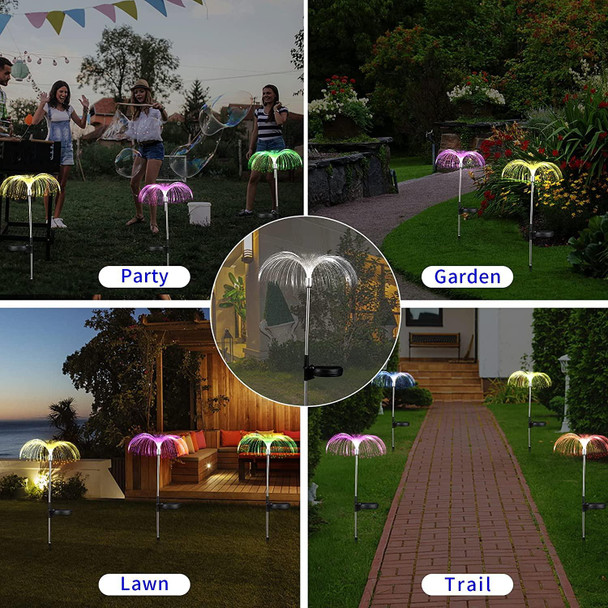 Whimsical Jellyfish Solar Garden Lights - IP65 Waterproof