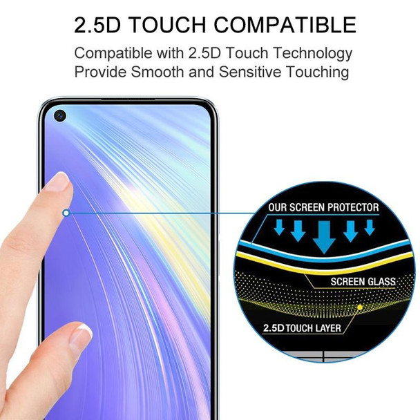 OPPO Realme 6 Full Glue Full Screen Tempered Glass Film