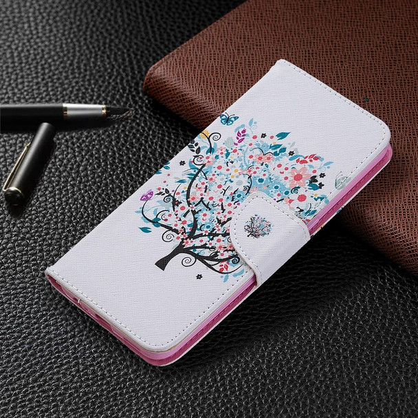 Oppo A31 (2020) / A81 Colored Drawing Pattern Horizontal Flip Leather Case with Holder & Card Slots & Wallet(Little Tree)