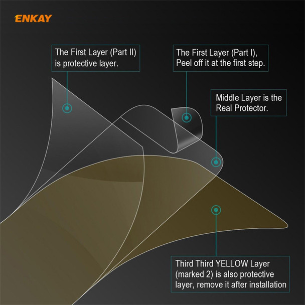 Samsung Galaxy S21 5G ENKAY Hat-Prince 0.1mm 3D Full Screen Protector Explosion-proof Hydrogel Film
