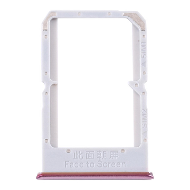 SIM Card Tray + SIM Card Tray for OPPO A92S/Reno4 Z 5G PDKM00(Purple)