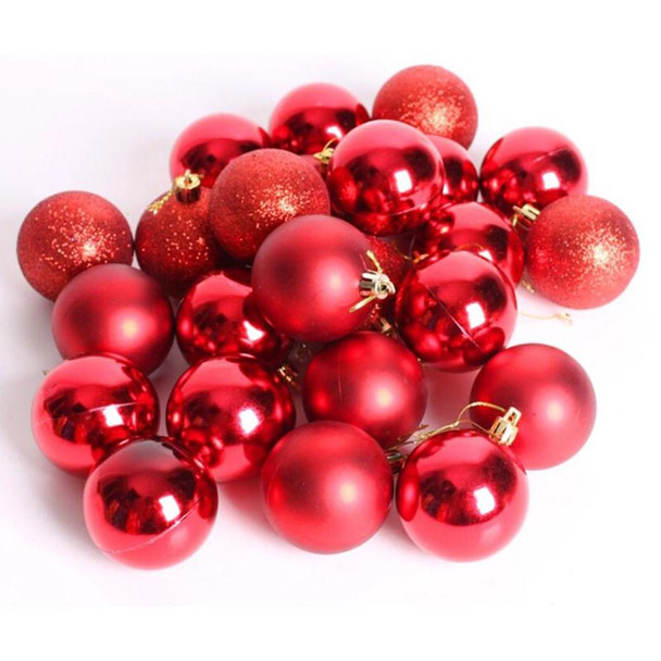 24 Piece Exquisite Christmas Ball Decorations