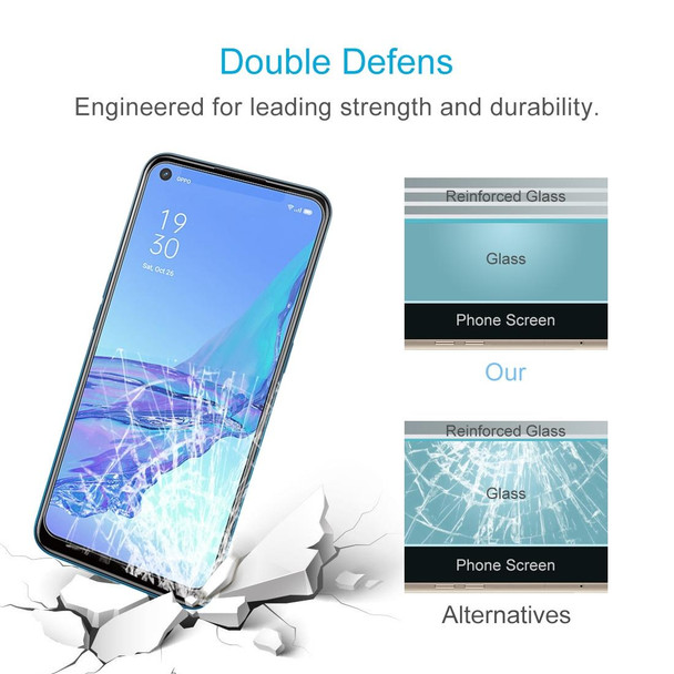 OPPO A53 2020 0.26mm 9H 2.5D Tempered Glass Film