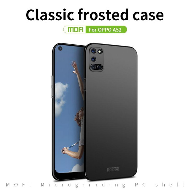 OPPO A92s MOFI Frosted PC Ultra-thin Hard Case(Blue)