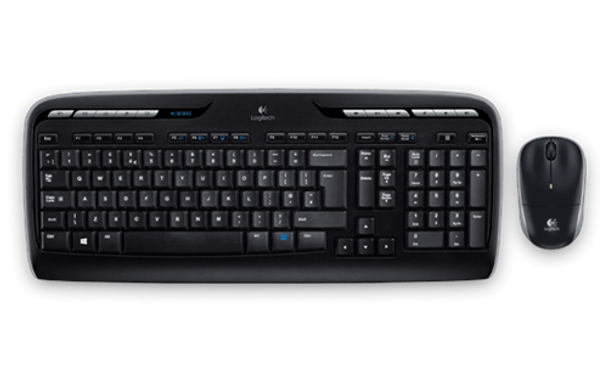 Logitech MK330 Cordless (Wireless Keyboard + 1200dpi Mouse)