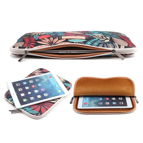 Lisen 10 inch Sleeve Case  Colorful Leaves Zipper Briefcase Carrying Bag for iPad Air 2, iPad Air, iPad 4, iPad New, Galaxy Tab A 10.1, Lenovo Yoga 10.1 inch, Microsoft Surface Pro 10.6,  10 inch and