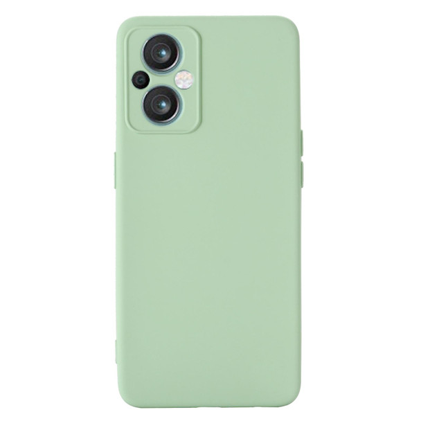 OPPO A96 5G/Reno7 Z 5G Global/ Reno7 Lite 5G/F21 Pro 5G Global/Reno8 Lite 5G Global Pure Color Liquid Silicone Shockproof Full Coverage Phone Case(Green)
