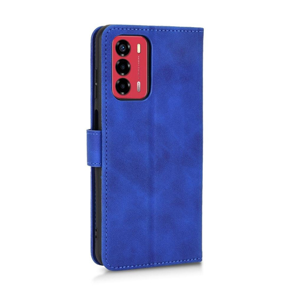 ZTE Blade A72 4G / V40 Vita Skin Feel Magnetic Flip Leather Phone Case(Blue)