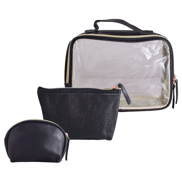 Travel 3-Piece Vanity Bag Set