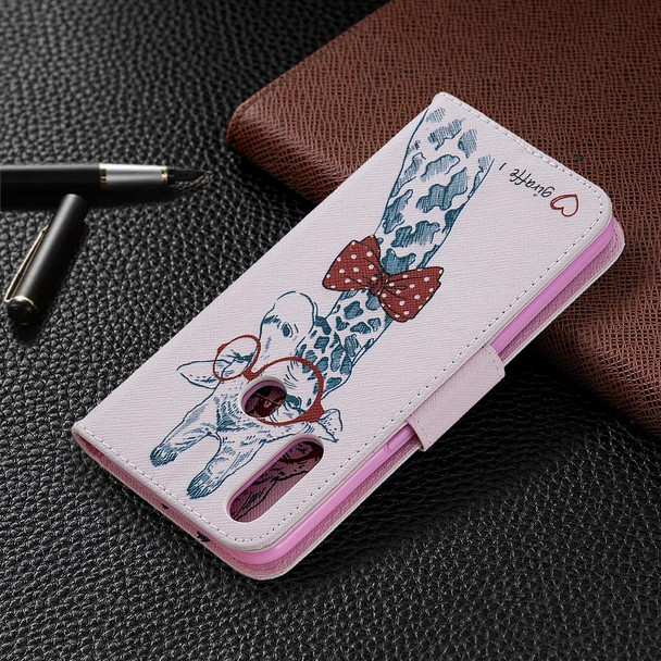 Oppo A31 (2020) / A81 Colored Drawing Pattern Horizontal Flip Leather Case with Holder & Card Slots & Wallet(Deer)