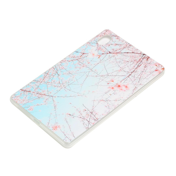 Lenovo Tab 6 10.3 Painted TPU Tablet Case(Cherry Blossoms)
