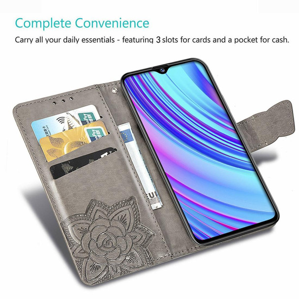 OPPO Realme 3 Pro Butterfly Love Flower Embossed Horizontal Flip Leather Case with Bracket / Card Slot / Wallet / Lanyard(Rose Gold)