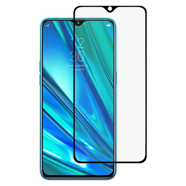 OPPO Realme 5 Pro Full Glue Full Cover Screen Protector Tempered Glass Film