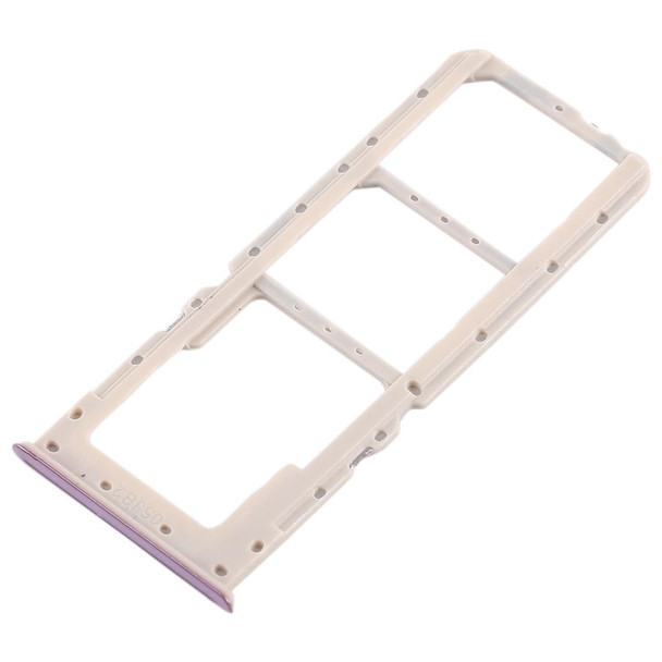 2 x SIM Card Tray + Micro SD Card Tray for OPPO A5 / A3s(Purple)