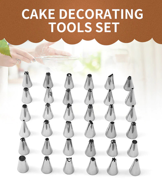 Cake Decorating Set with Turntable