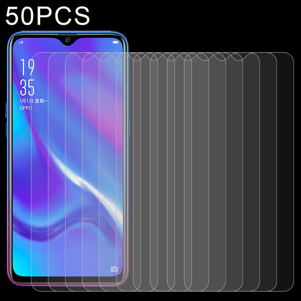 50 PCS 0.26mm 9H 2.5D Tempered Glass Film - OPPO RX17 Neo