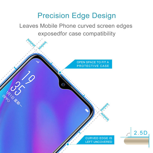 10 PCS 0.26mm 9H 2.5D Tempered Glass Film - OPPO RX17 Neo