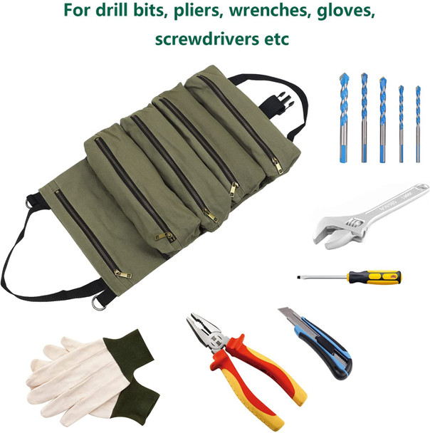 Multipurpose Tool Roll Up Storage Bag