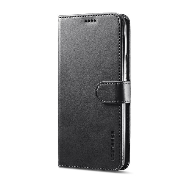 Realme 9 Pro+ LC.IMEEKE Calf Texture Leather Phone Case(Black)