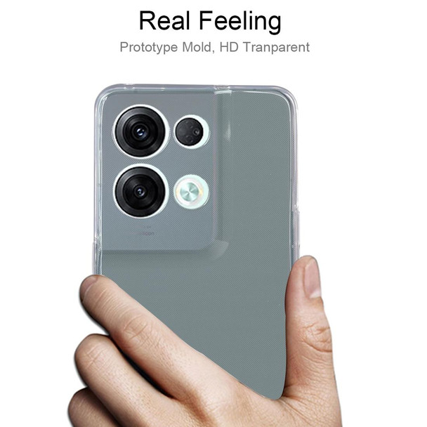 OPPO Reno8 Pro 0.75mm Ultra-thin Transparent TPU Phone Case