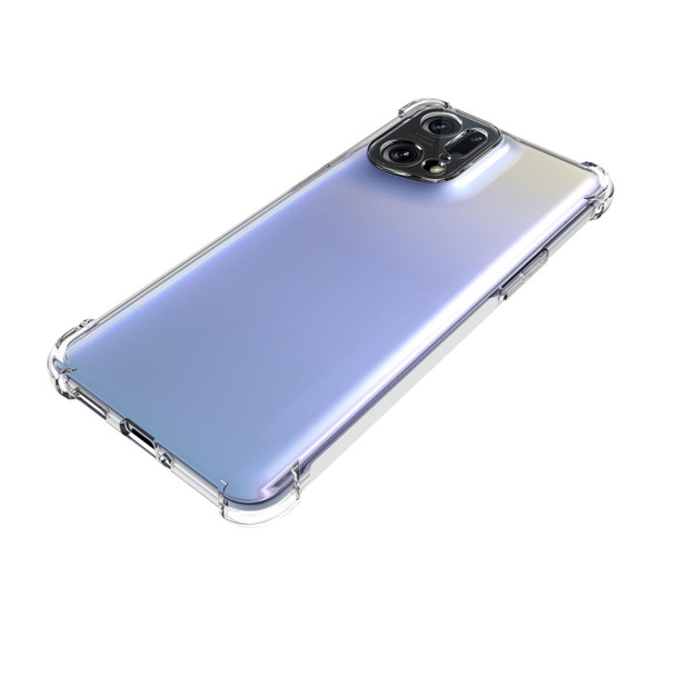OPPO Find X5 Pro JSM Transparent TPU Airbag Shockproof Antiskid Phone Case